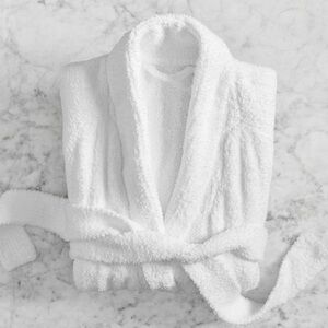 Pottery Barn White Bathrobe